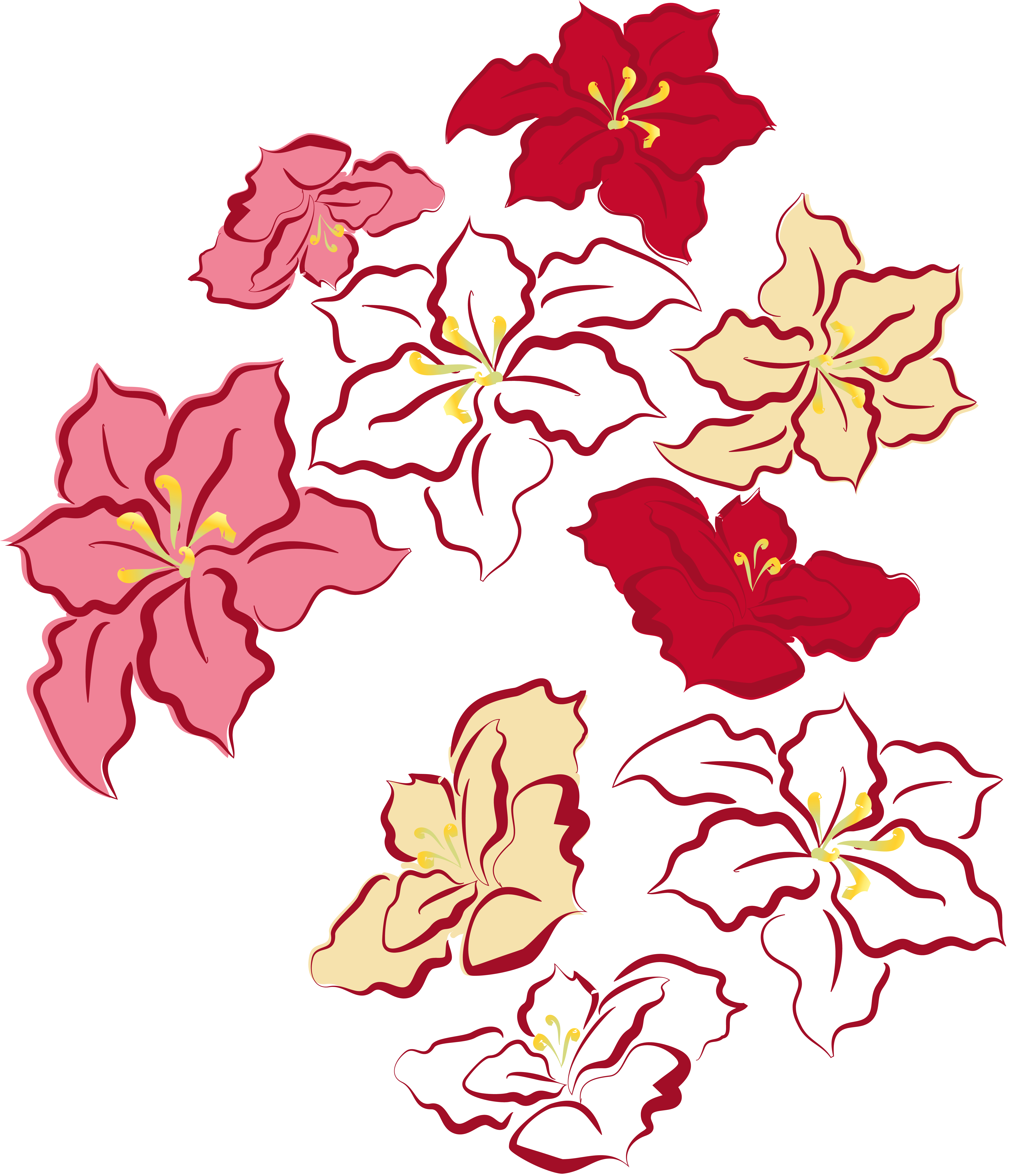 Poinsettia Clip Decorative