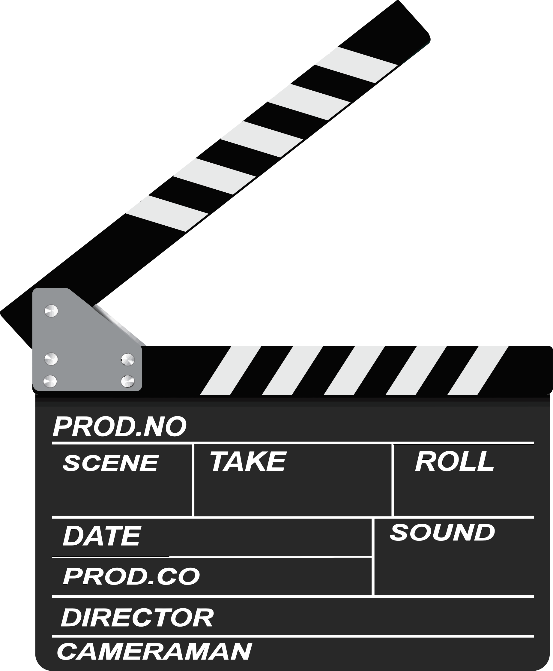 movie clapperboard png
