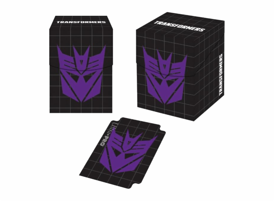 Ultra Pro Deck Box Transformers Decepticon Symbol Deck