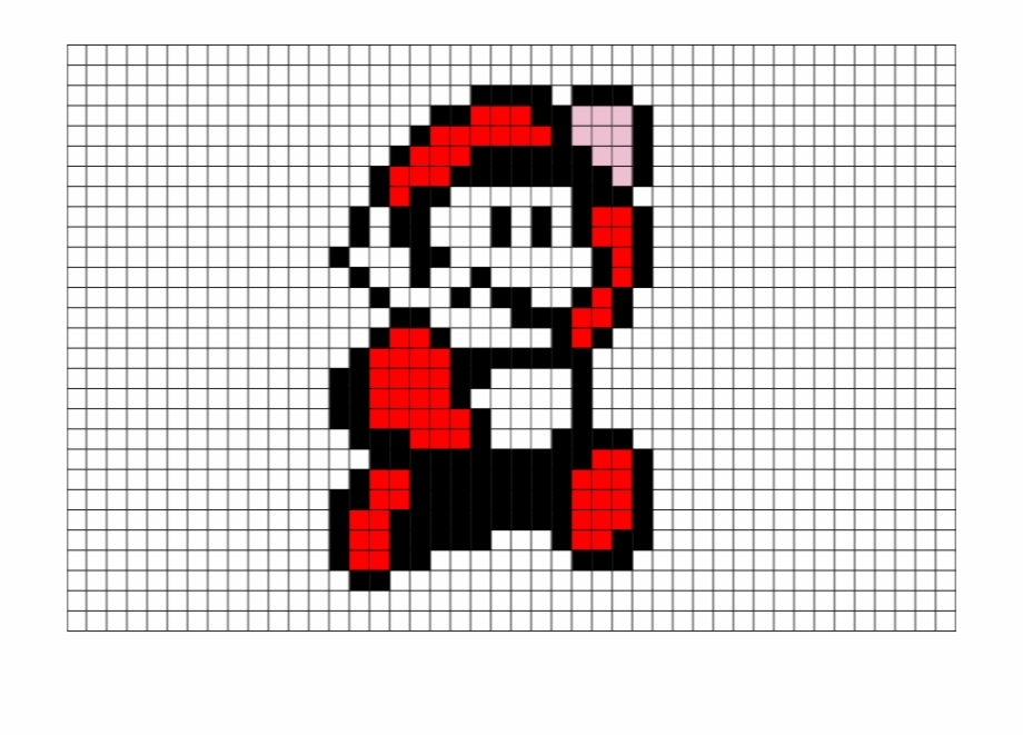 Super Mario Bros 3 Big Mario Pixel Art Clip Art Library