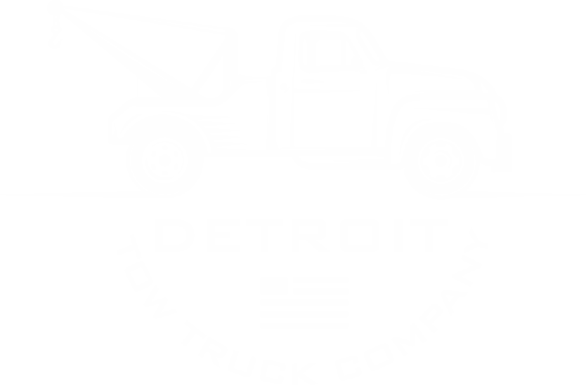 tow truck black and white logo
