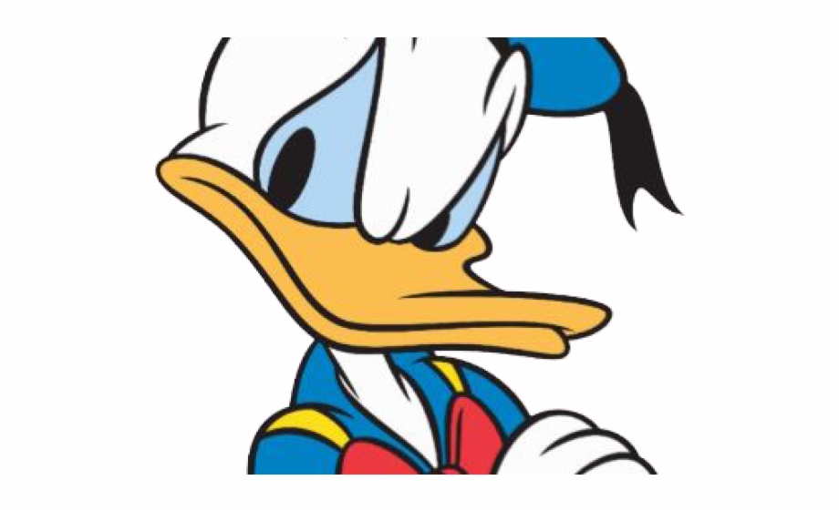 Donald Duck Mad Face