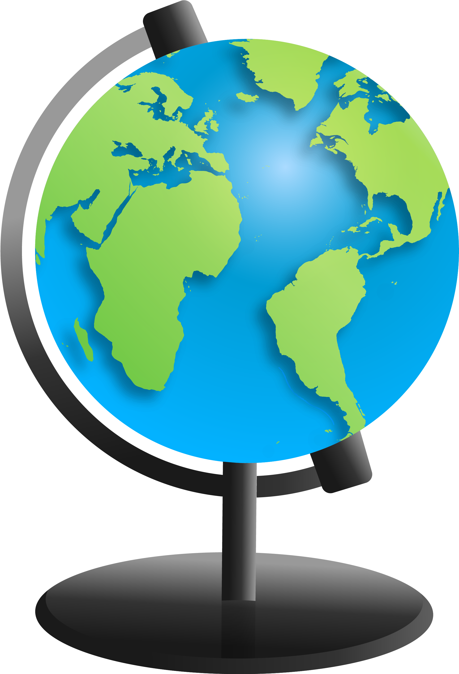 Vector Hand Painted Globe Clip Art Library