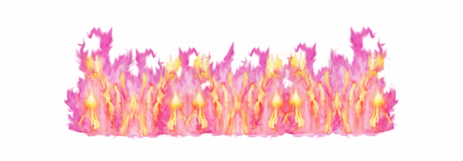 Flames Fire Pink Yellow Flames Pink Fire Png