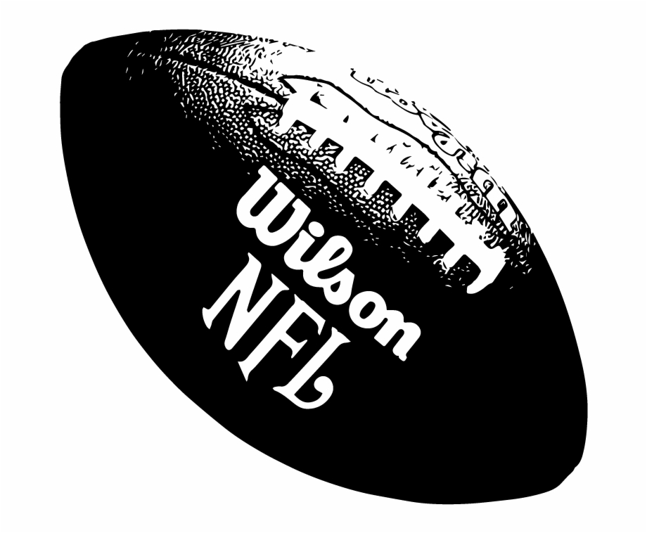 Wilson Nfl Tackified American Football Vector Silhouette American