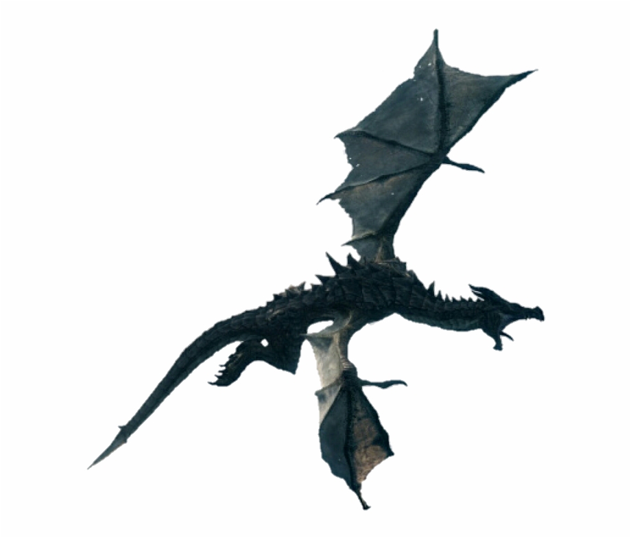 Skyrim Dragon Flying Dragon Transparent Background