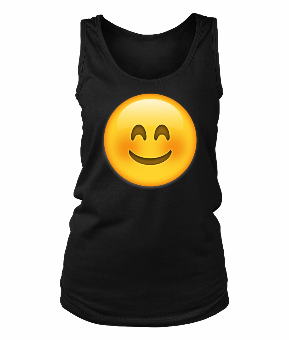 Blush Emoji Tank Top Smiley
