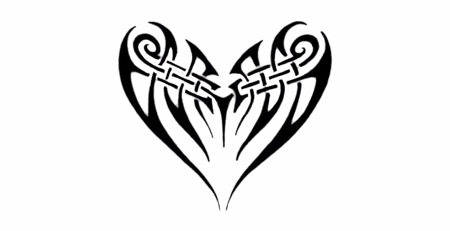 Black Heart Tattoo Transparent