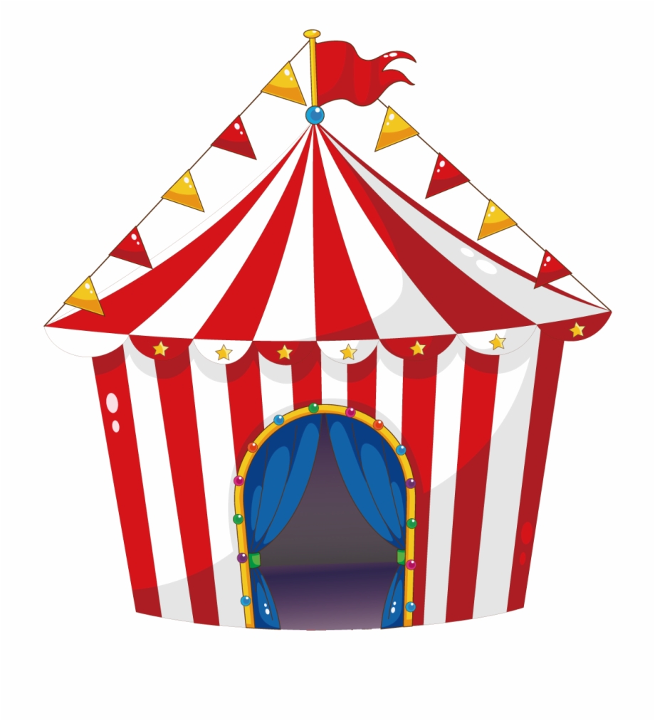 Tent Circus Carnival Illustration Tent Circus Vector