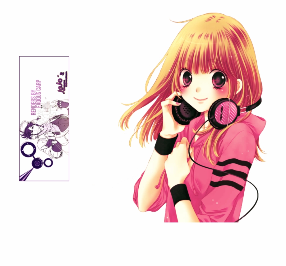 Anime Music Png Anime Girl Music Render