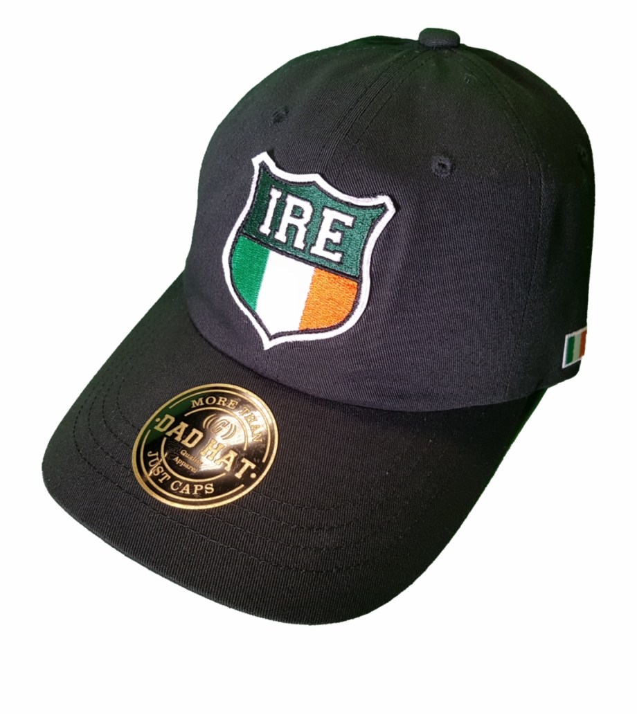 Irish Cap Shield Dad Hat Black Baseball Cap