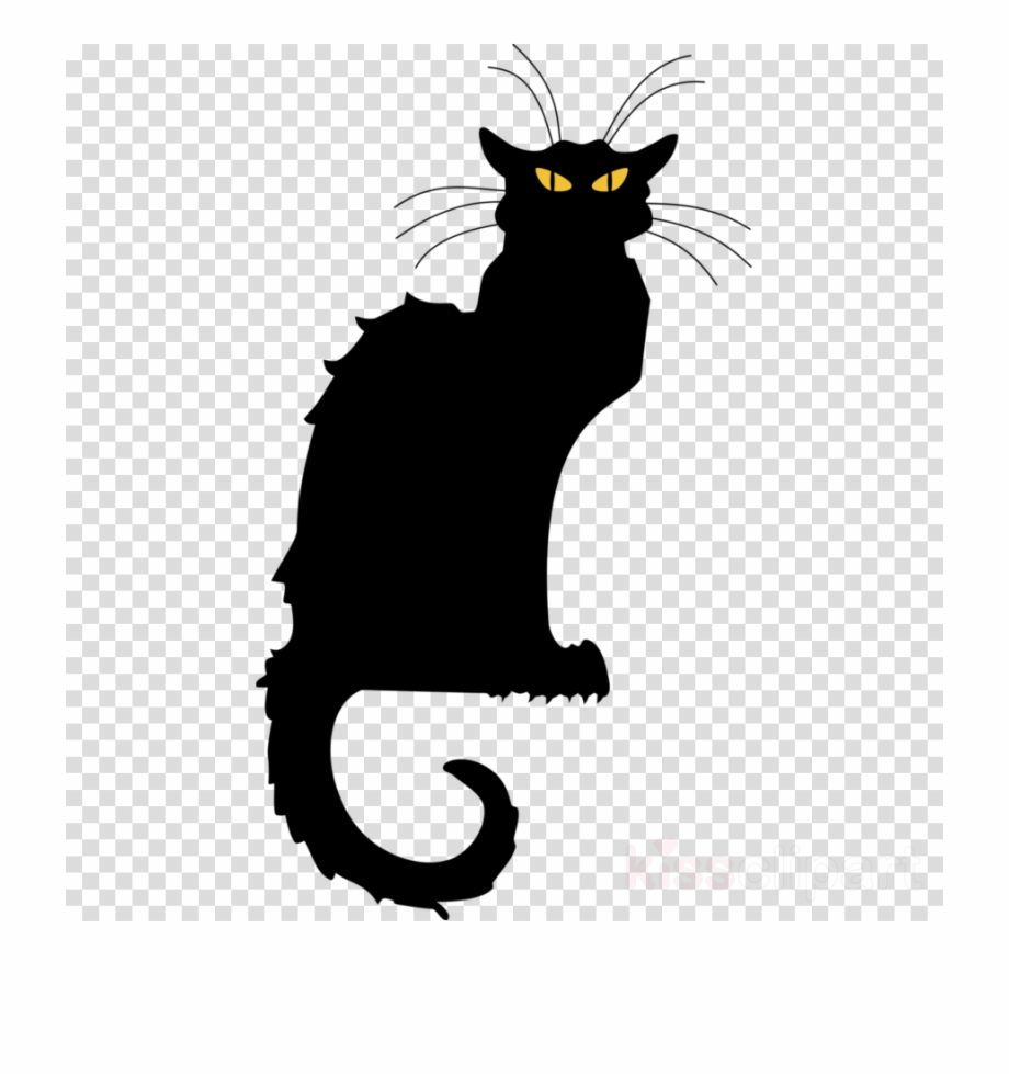 Black Cat Transparent Background Clipart Cat Kitten Justin