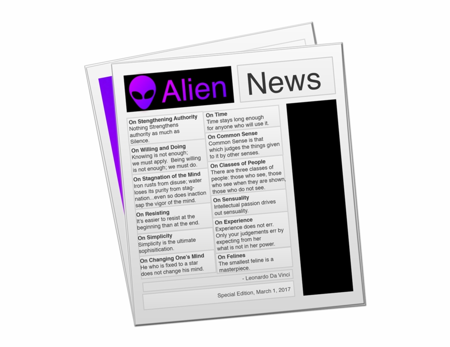 Alien News Pro 17 Paper