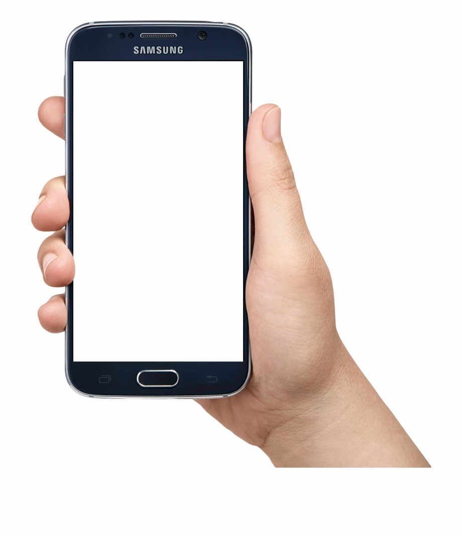 Download Mobile Cell Phone In Hand Png Transparent
