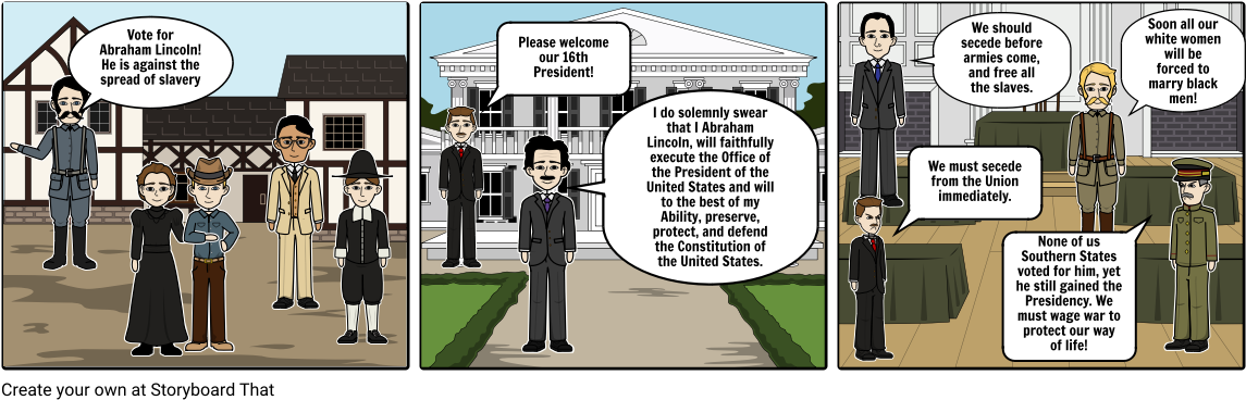 Abraham Lincoln Cartoon