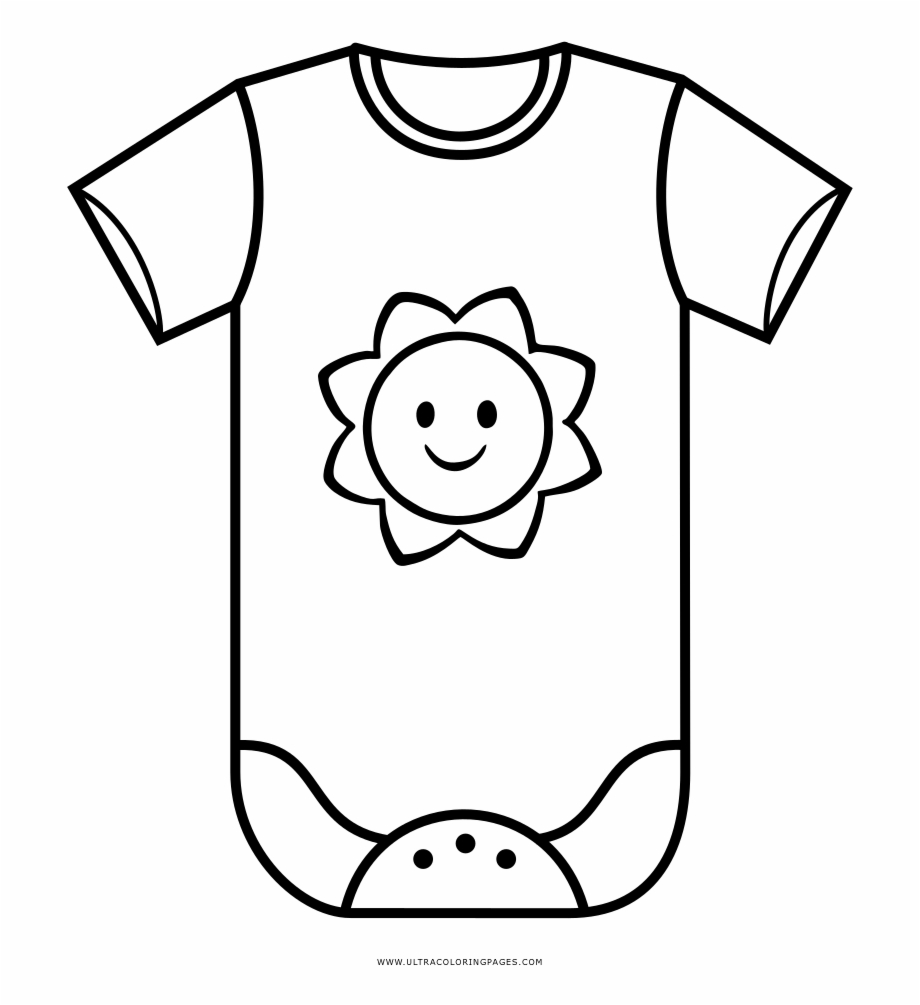 Baby Clothes Coloring Page Baby Dresses To Draw