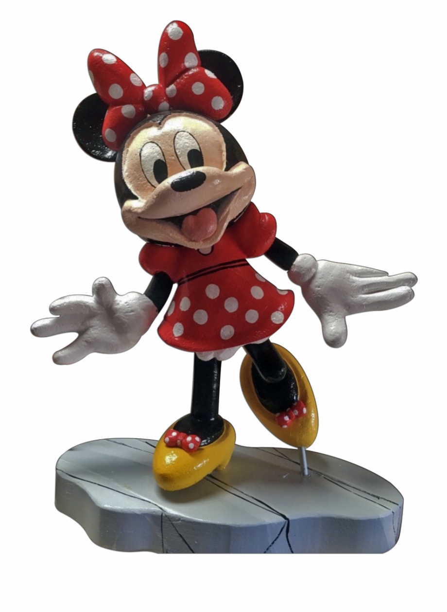 Red Minnie Mouse Figurine