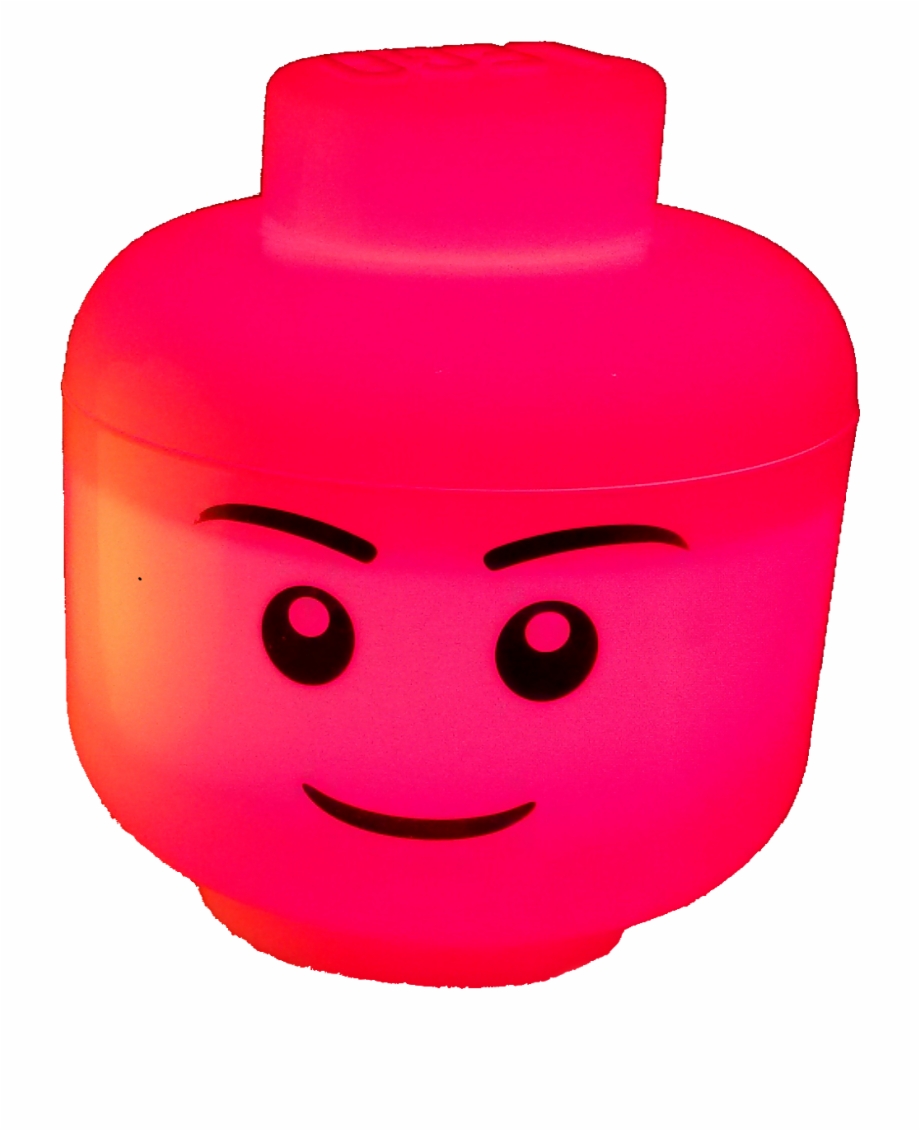 Lego Head Red Smiley