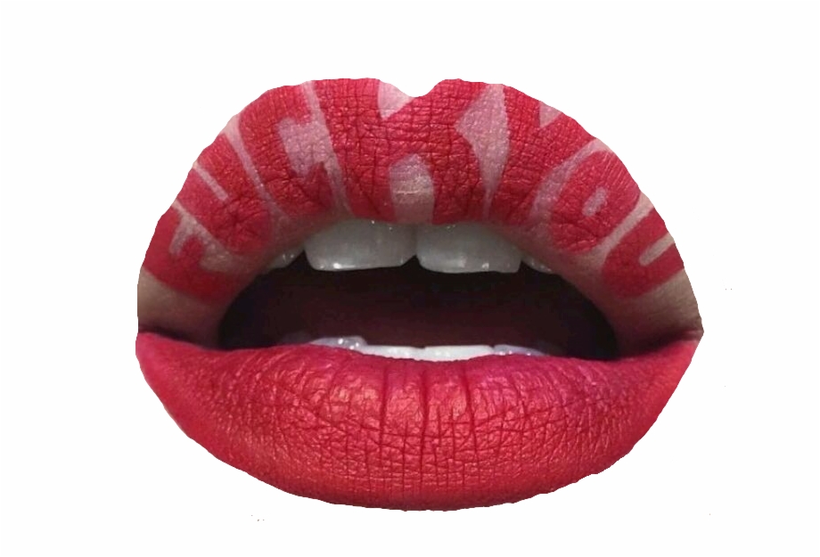 Lips Red Lipstick Fuckyou Fuckoff Mouth Fuck You