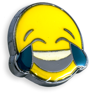 Laugh Cry Emoji Png Laughing Emoji Badge