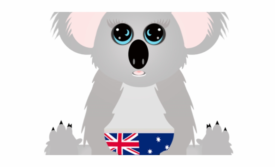 Koala Clipart Aussie Cartoon