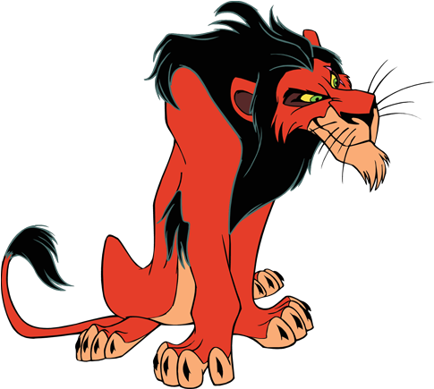 scar lion king clipart
