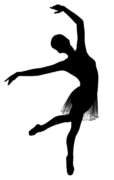 contemporary dancer silhouette
