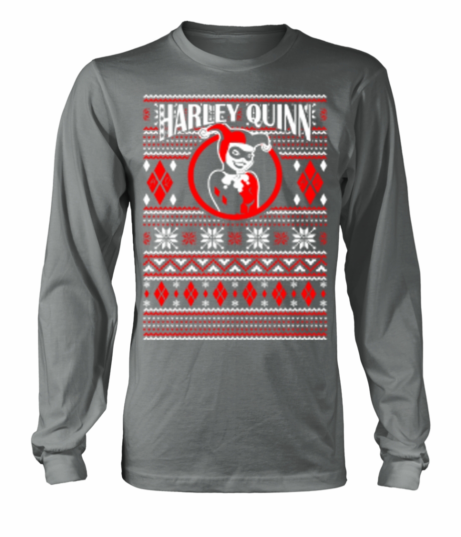 Harley Quinn Ugly Christmas Sweater Xmas German Shepherd