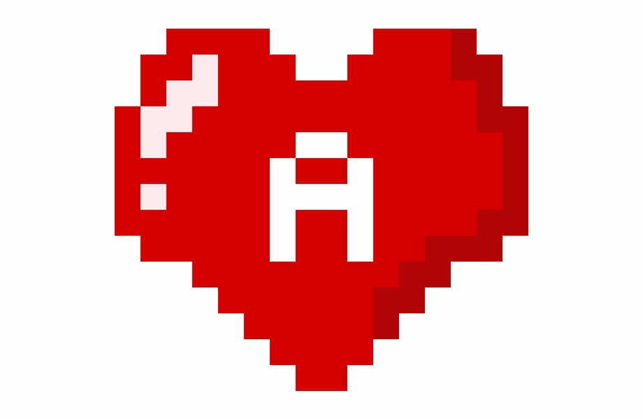 Ace Of Hearts Stamp 8 Bit Heart Gif