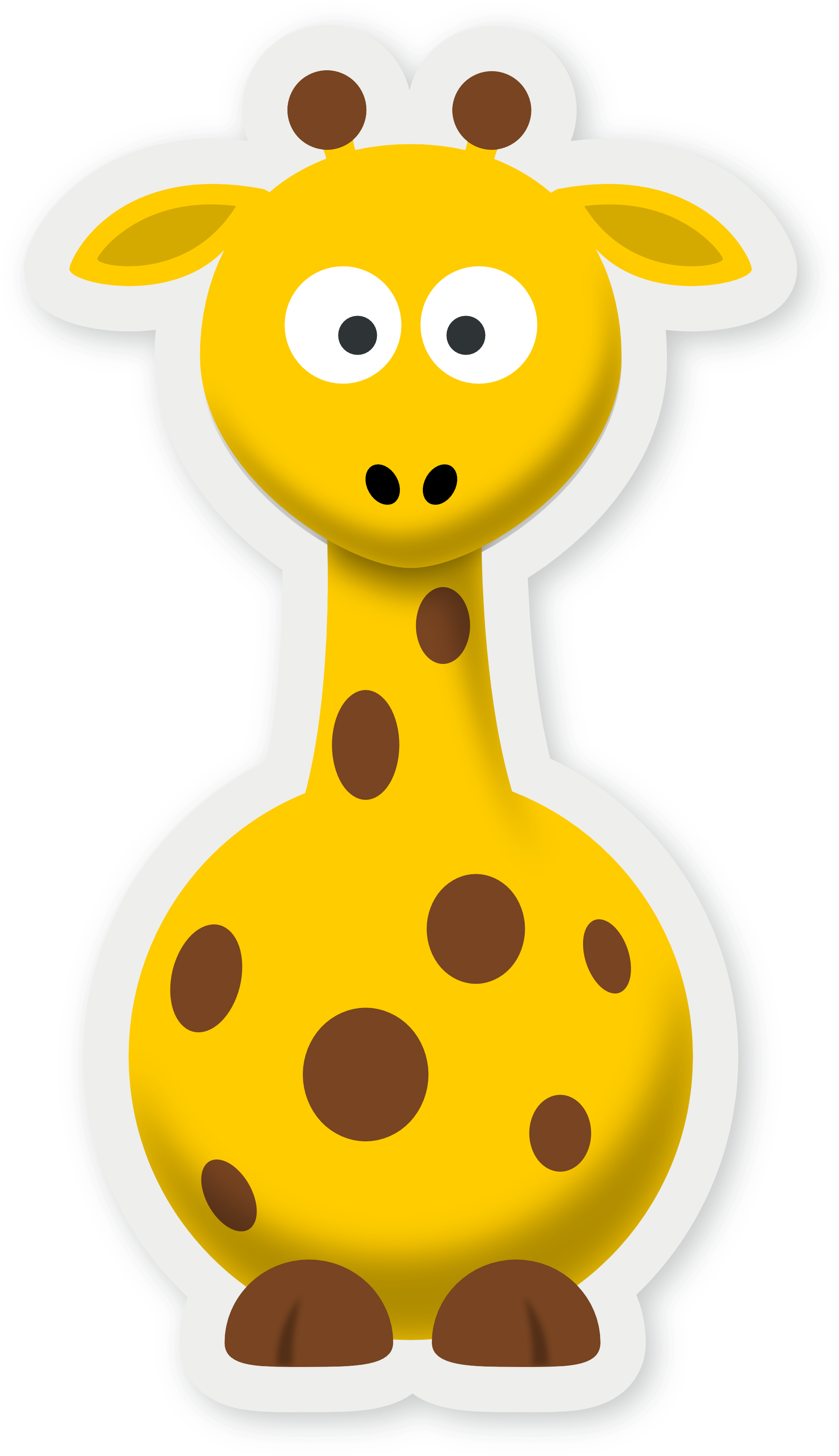 Pics Of Cartoon Giraffes Giraffe Cartoon Without Background