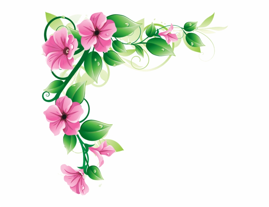 Flowers Borders Transparent Flower Border Image Png