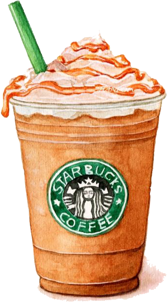 Ice Cream Watercolor Coffee Starbucks Watercolor