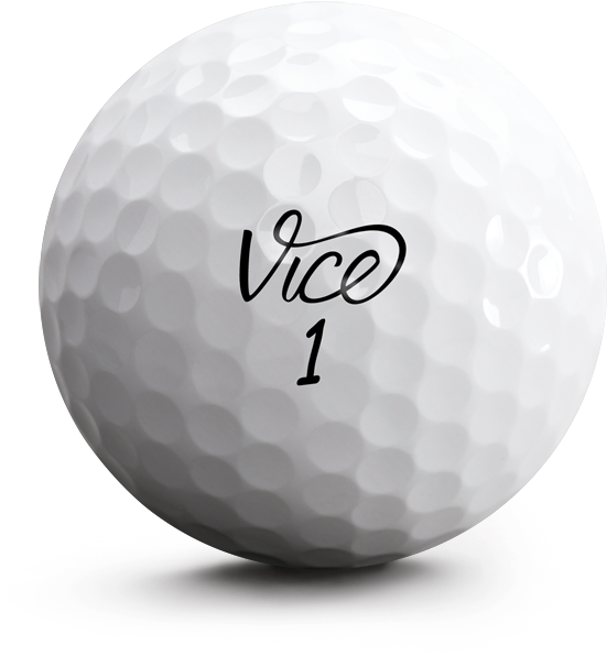 3 Piece Cast Urethane Cover Vice Golf Ball