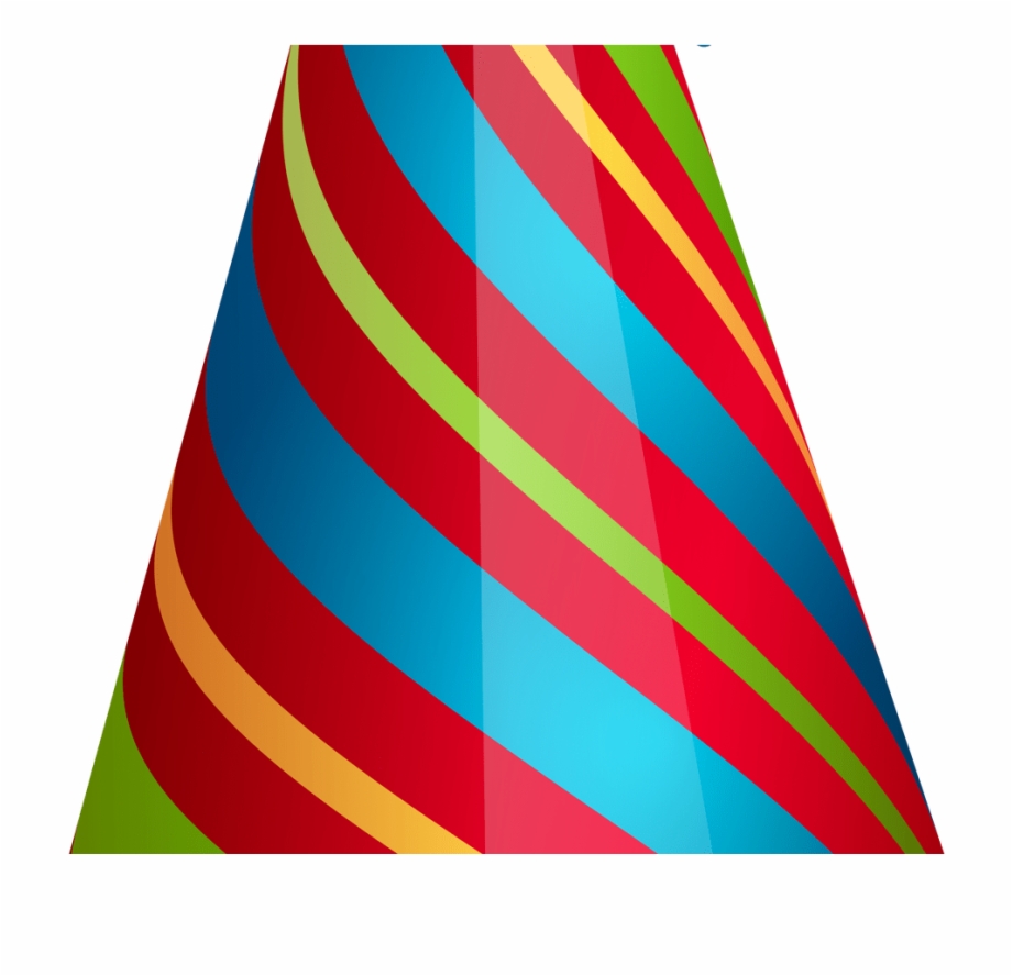 Colorful Party Hat Transparent Png Clip Art Image