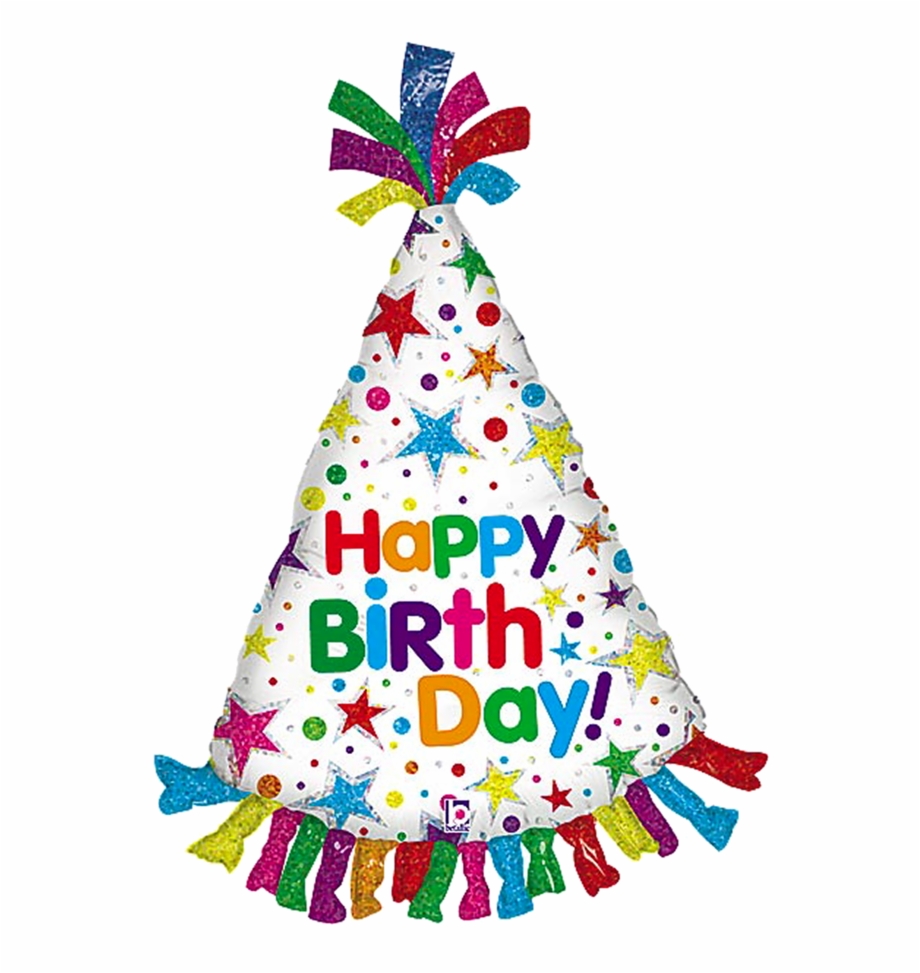 Happy Birthday Party Hat - Clip Art Library