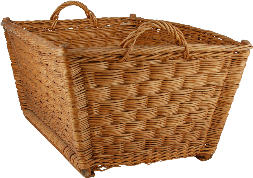 German Laundry Basket Wicker
