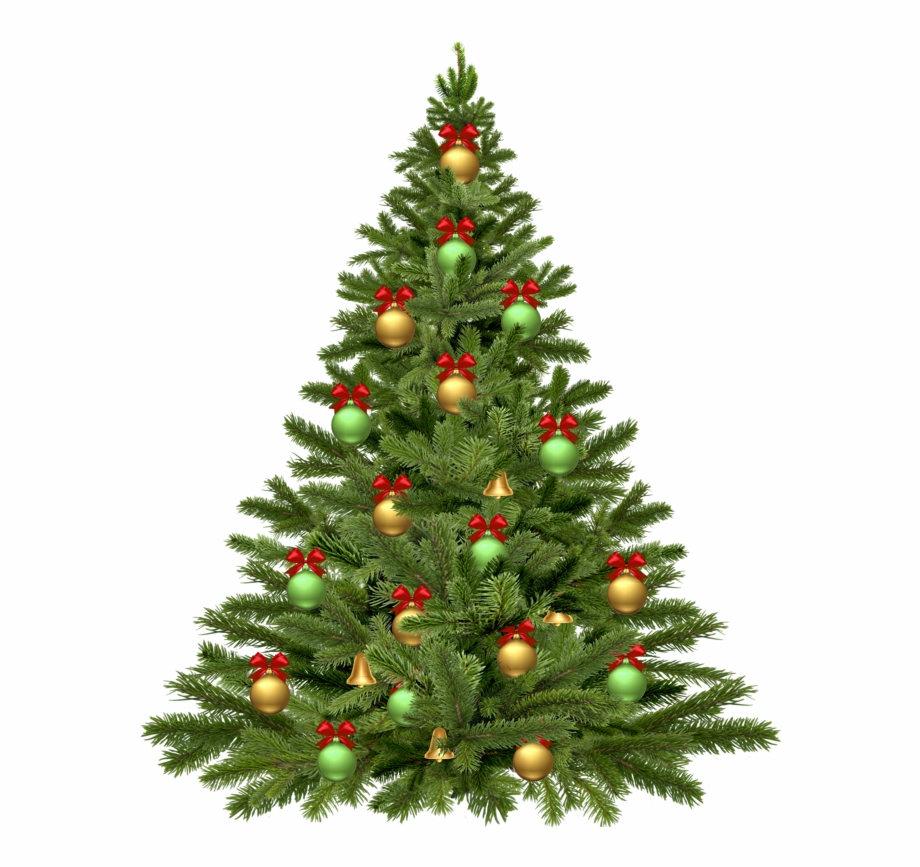 Free Christmas Tree Clip Art Transparent Background, Download Free