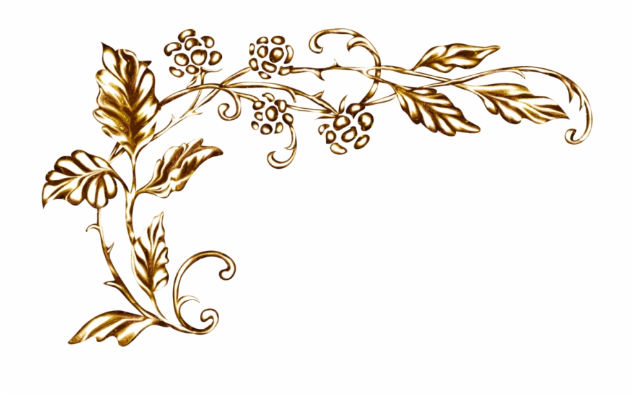 Manuscript Gold Ornament Corner Mosaic Illuminated 