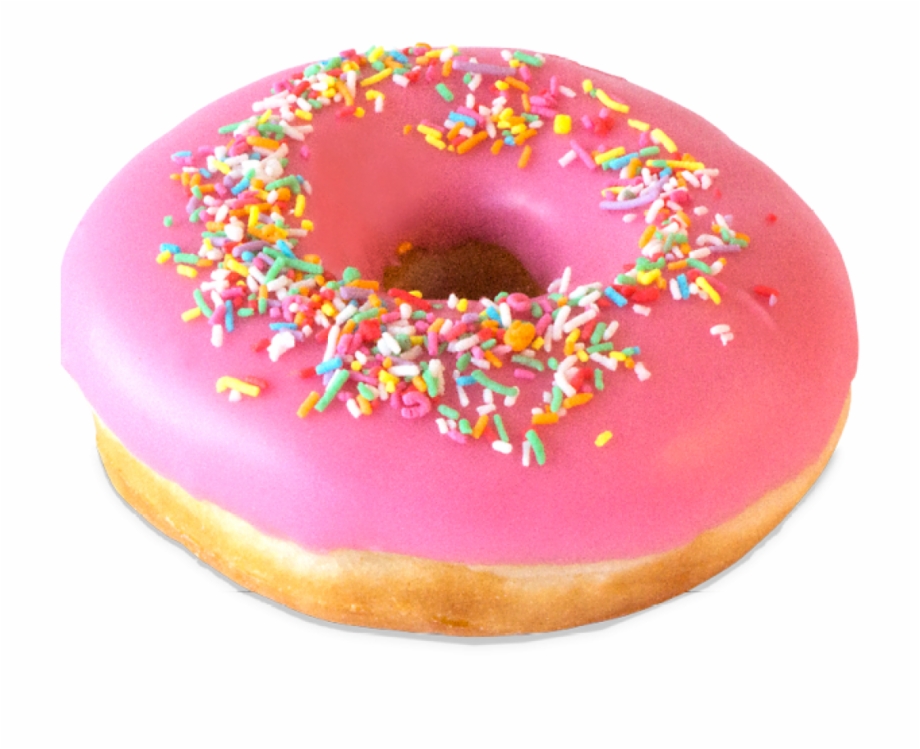 Horiz 900X600 36 Pink Icing Sprinkle Doughnut