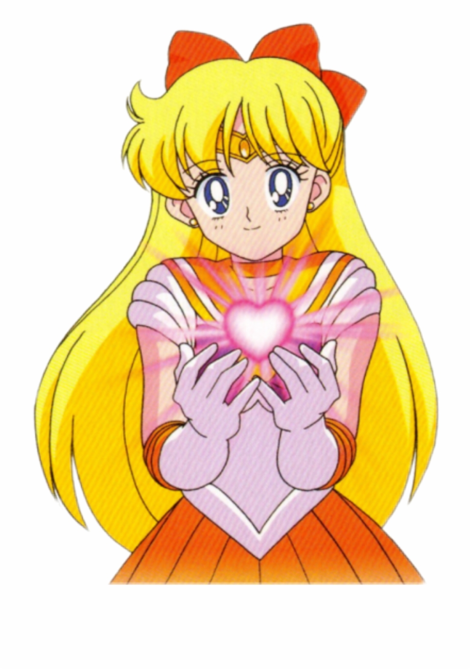 Girl Sailormoon Heart Tumblr Blonde Anime Hair