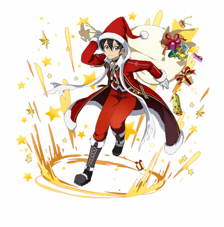 Anime Christmas Kawaii Kirito Freetoedit Sword Art Online