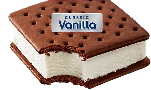 Vanilla Ice Cream Sandwich Chocolate
