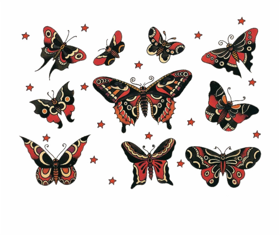 Image Result For Old School Butterfly Design Sailor