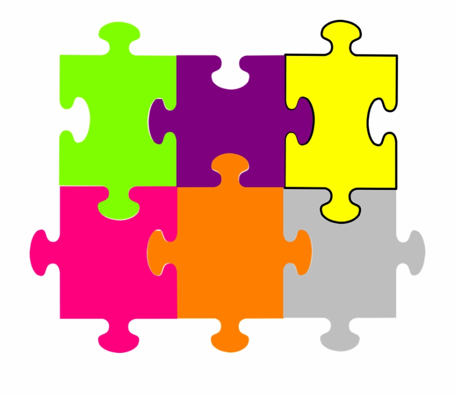 Puzzle Pieces Fit Together Jigsaw Puzzle 6 Pieces