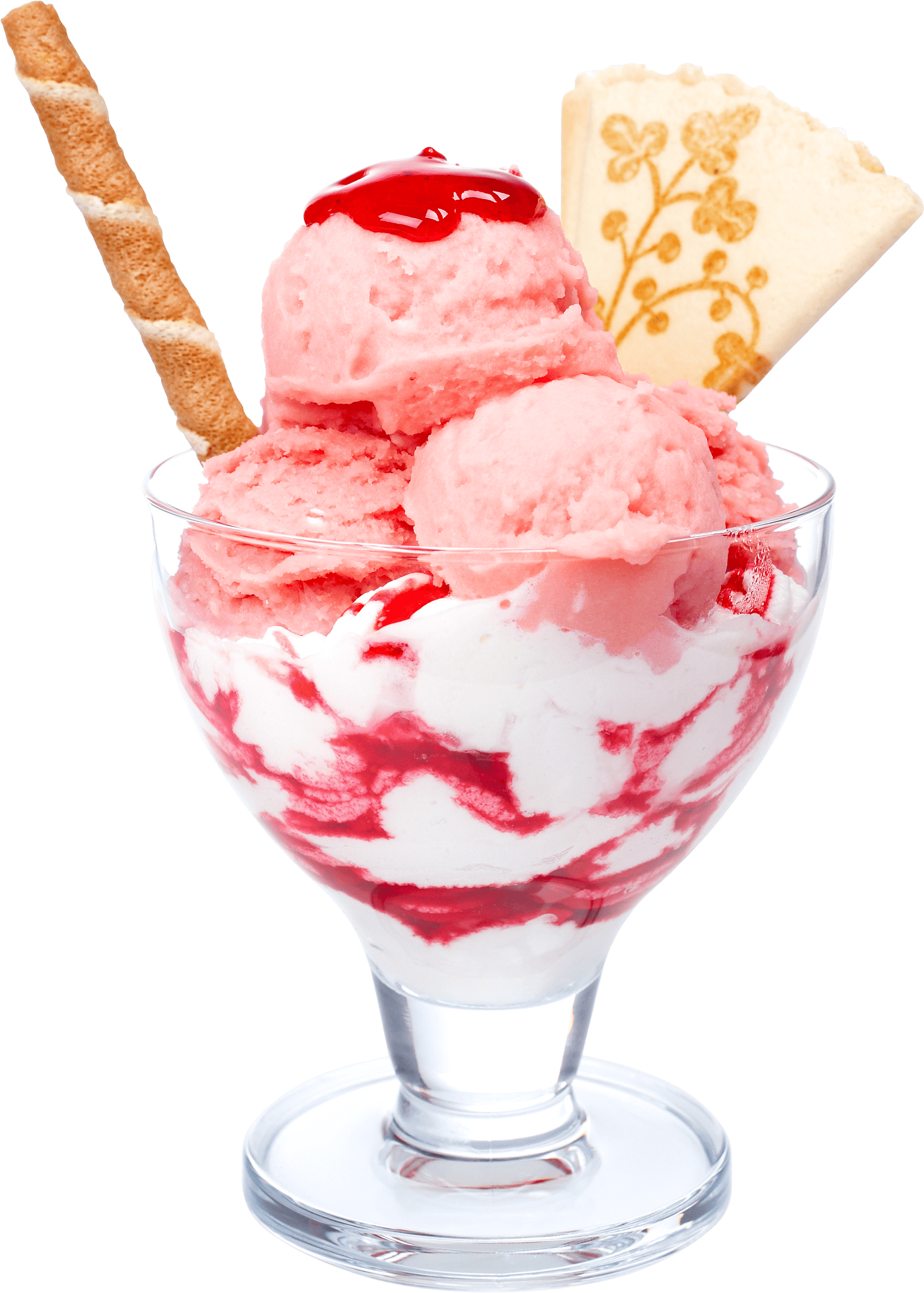 strawberry ice cream png
