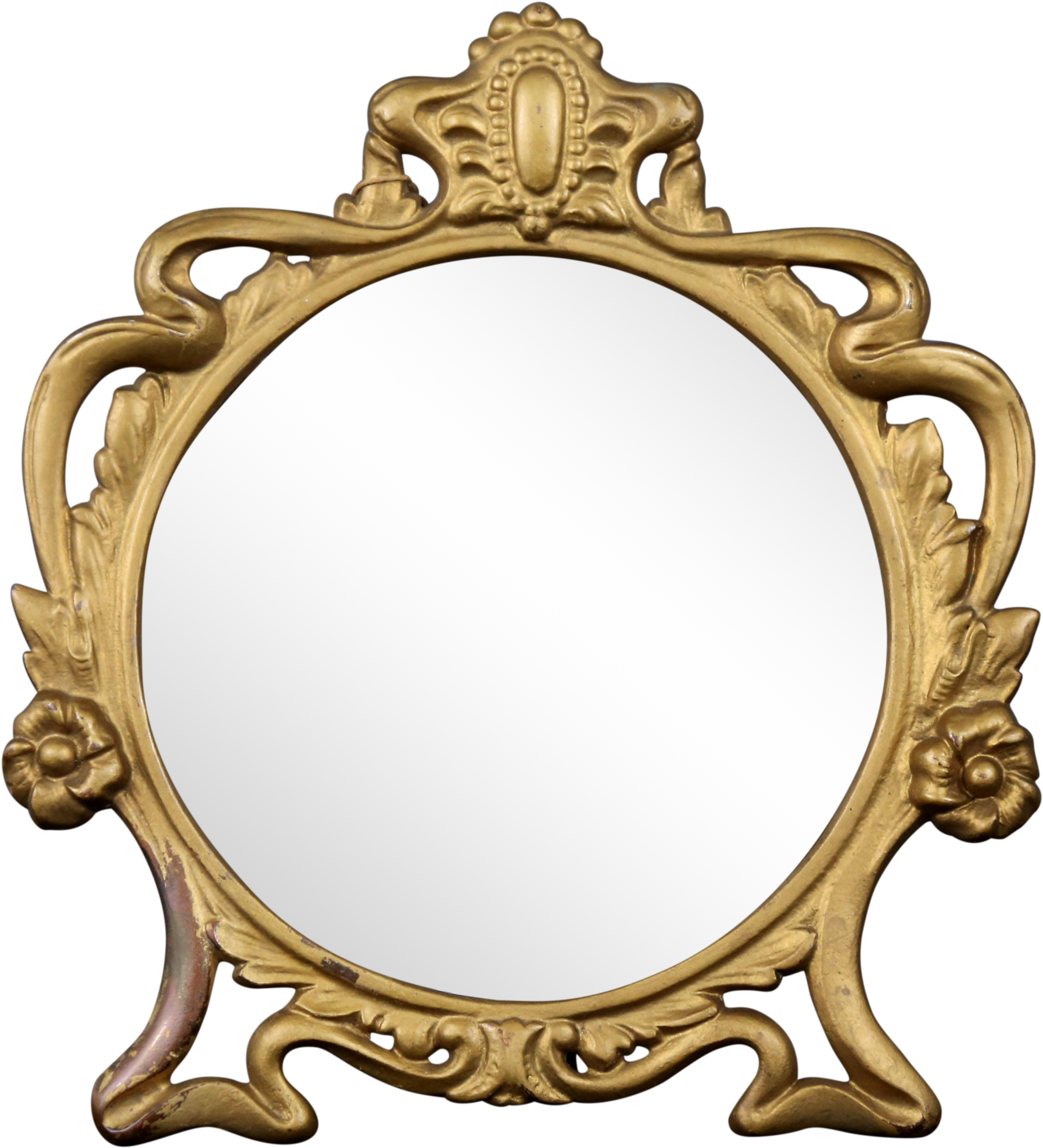 Vintage Cast Iron Vanity Mirror On Chairish Mirror