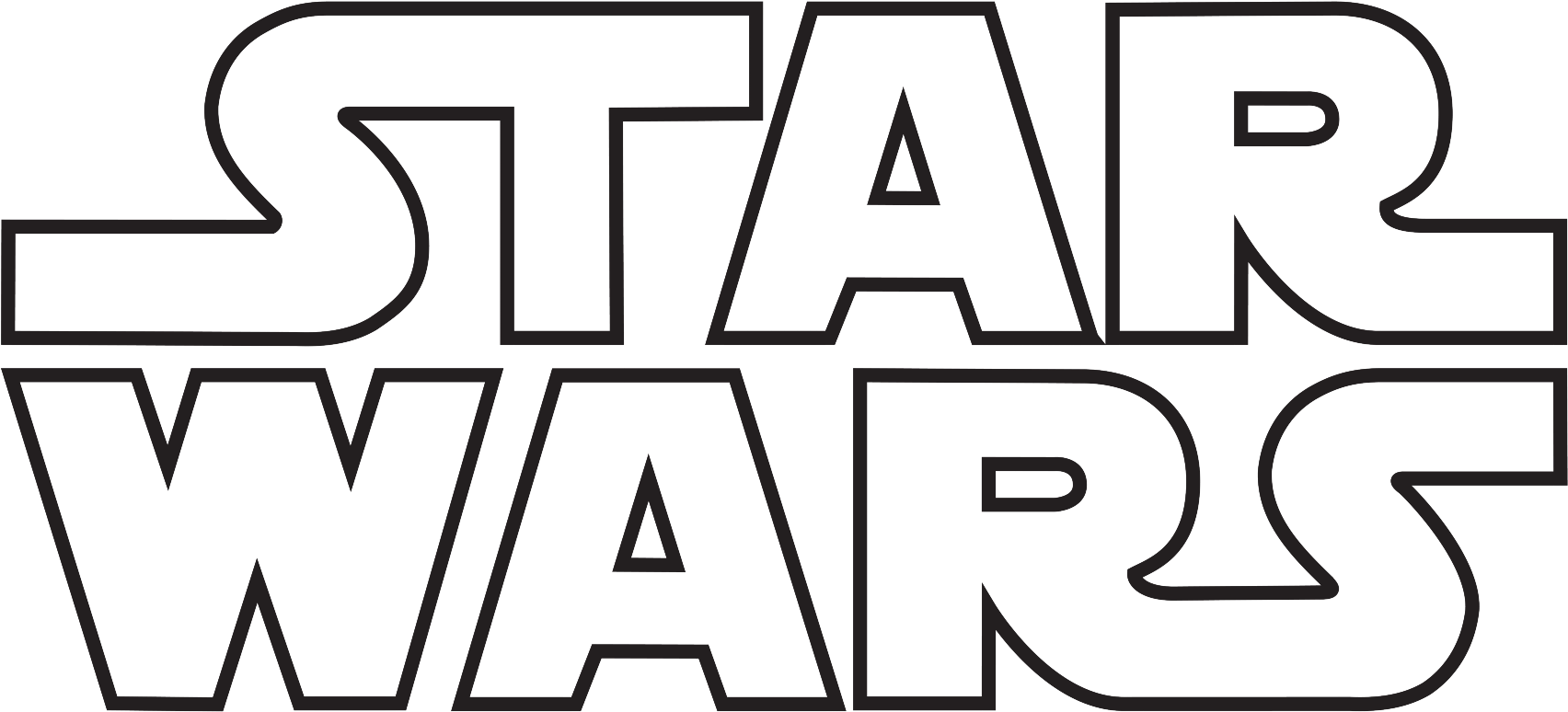 Star Wars Logo Black And White
