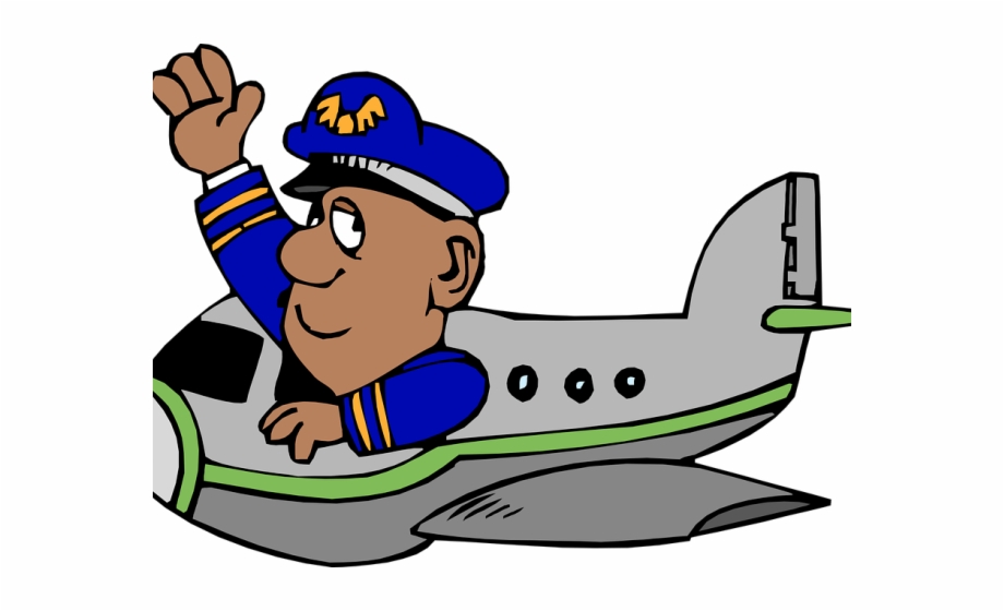 Airplane Cartoon Png Pilot And Plane Clipart