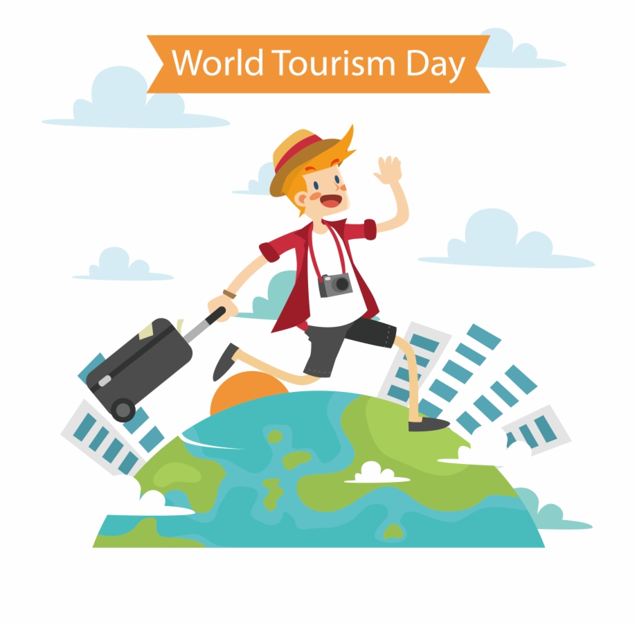 Travel Vector Traveller World Tourism Day Poster
