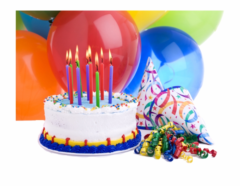 Kids Transparent Birthday Birthday Cake Balloons